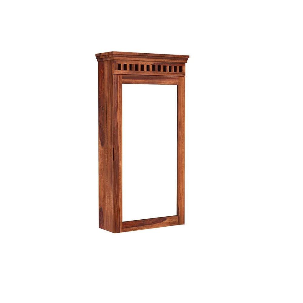 Solid Sheesham Wood Wall Mount Dressing Table - WoodenTwist