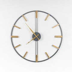 Vintage Round Wall Clock - WoodenTwist