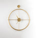 Gold Round Wall Clock - WoodenTwist