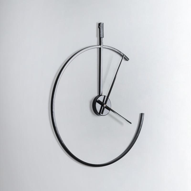 Black Metallic Wall Clock - WoodenTwist