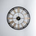 Gold &; Black Round Wall Clock - WoodenTwist