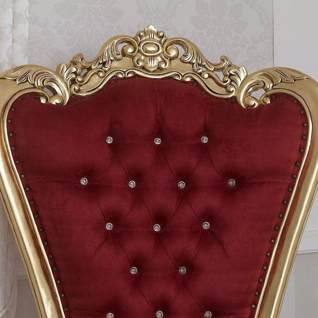 Teak Wood High Back Throne