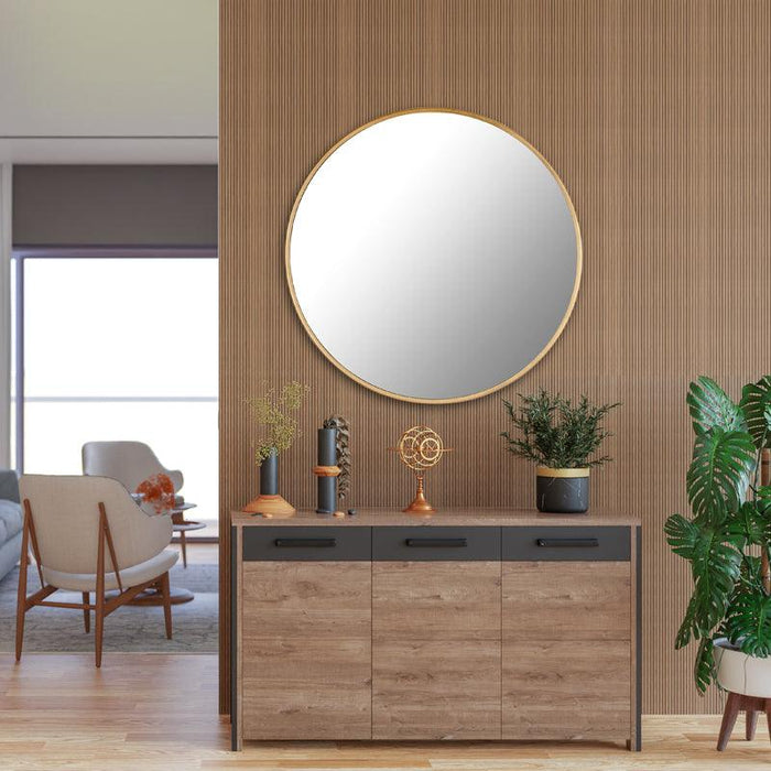 Classic Round Mirror - WoodenTwist