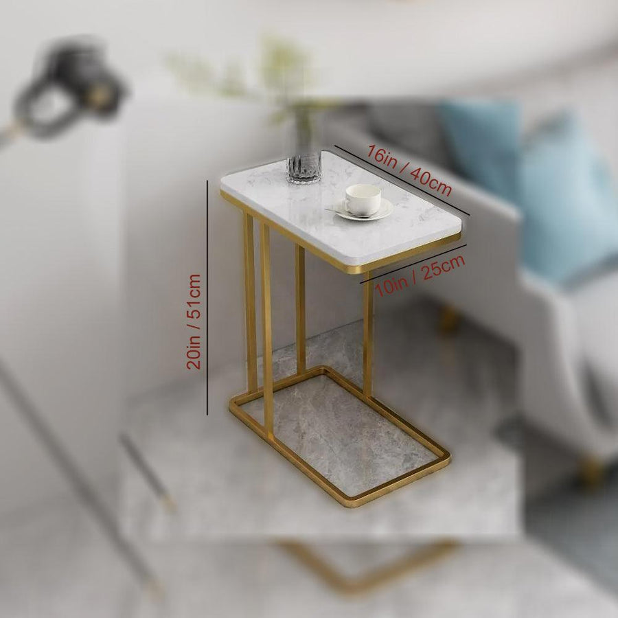 Keep drinks and decor within reach