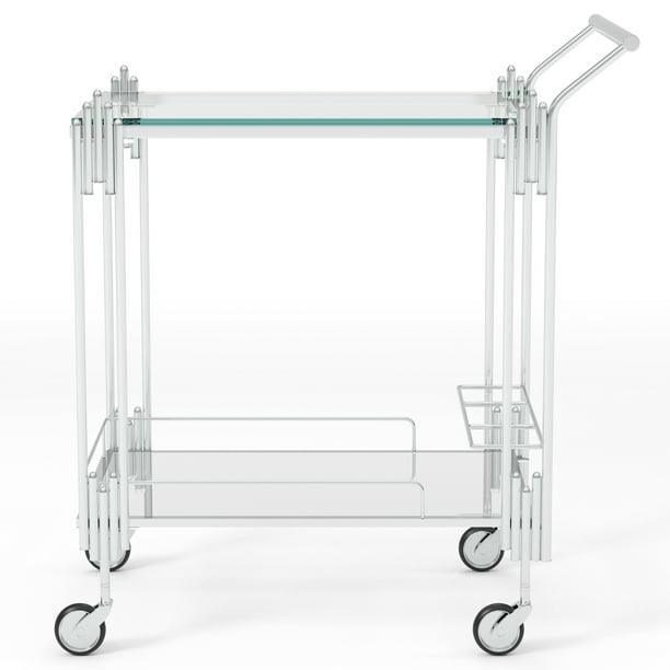 Clear Glass on a Nickel Tone Frame