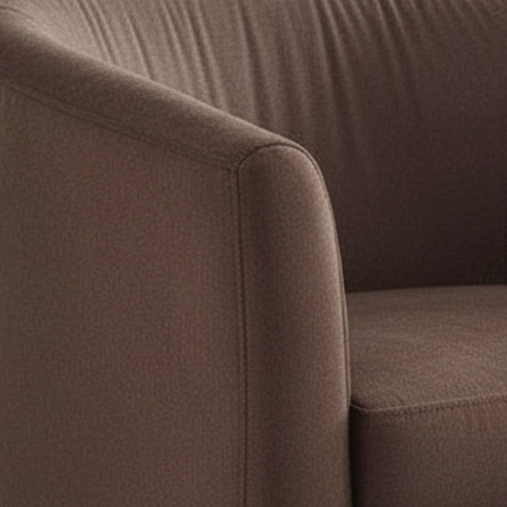 Wooden Twist Nexus Teak Wood Sleeper Chair with Ottoman Stool For Living Room - WoodenTwist