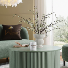 Round modern coffee table