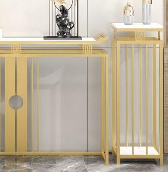 Console 91 cm, Side Tables 81 cm Tall