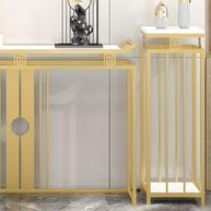 Chic Console Table Set with Storage Box - Sophisticated Style