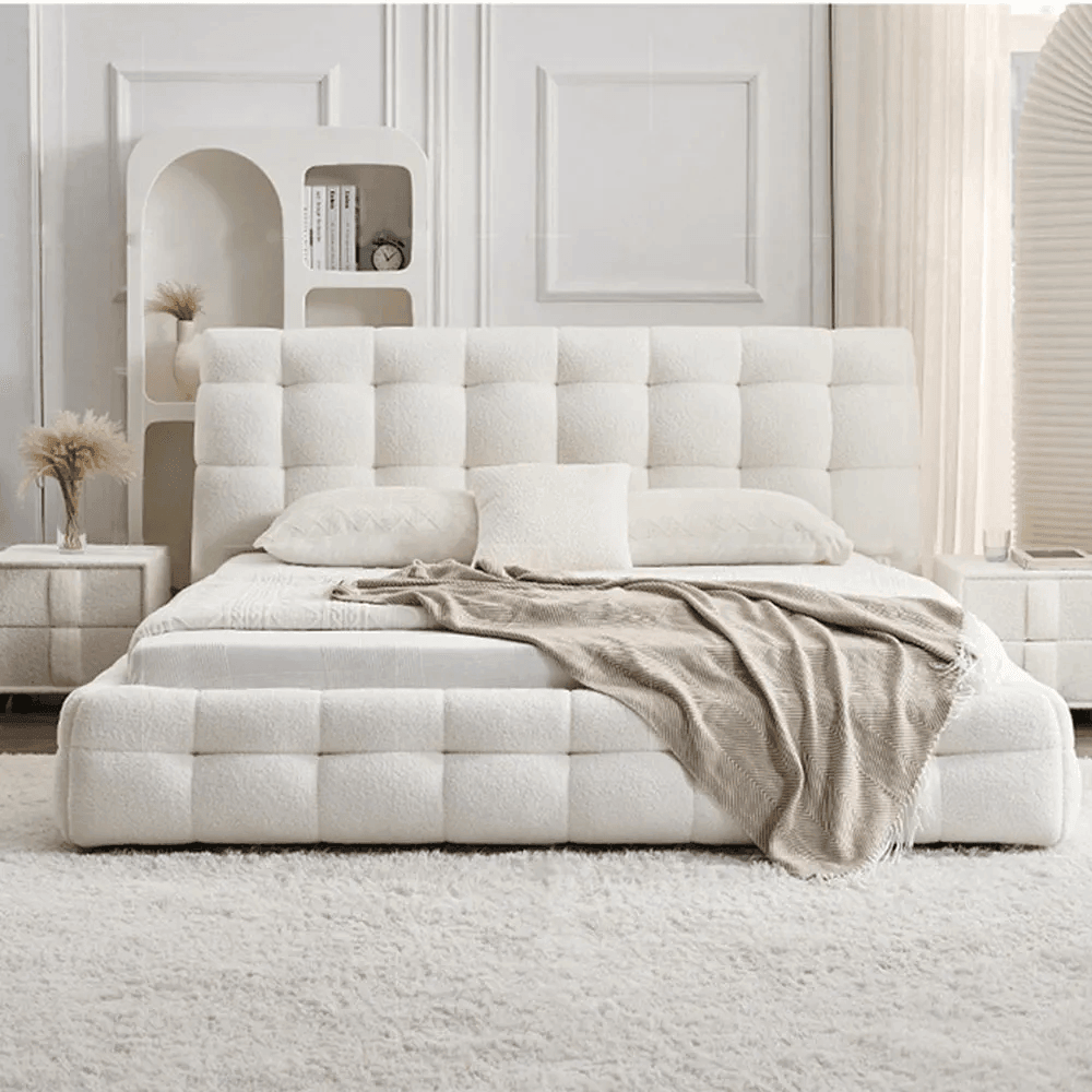 Boucle Upholstery Bed for Your Bedroom