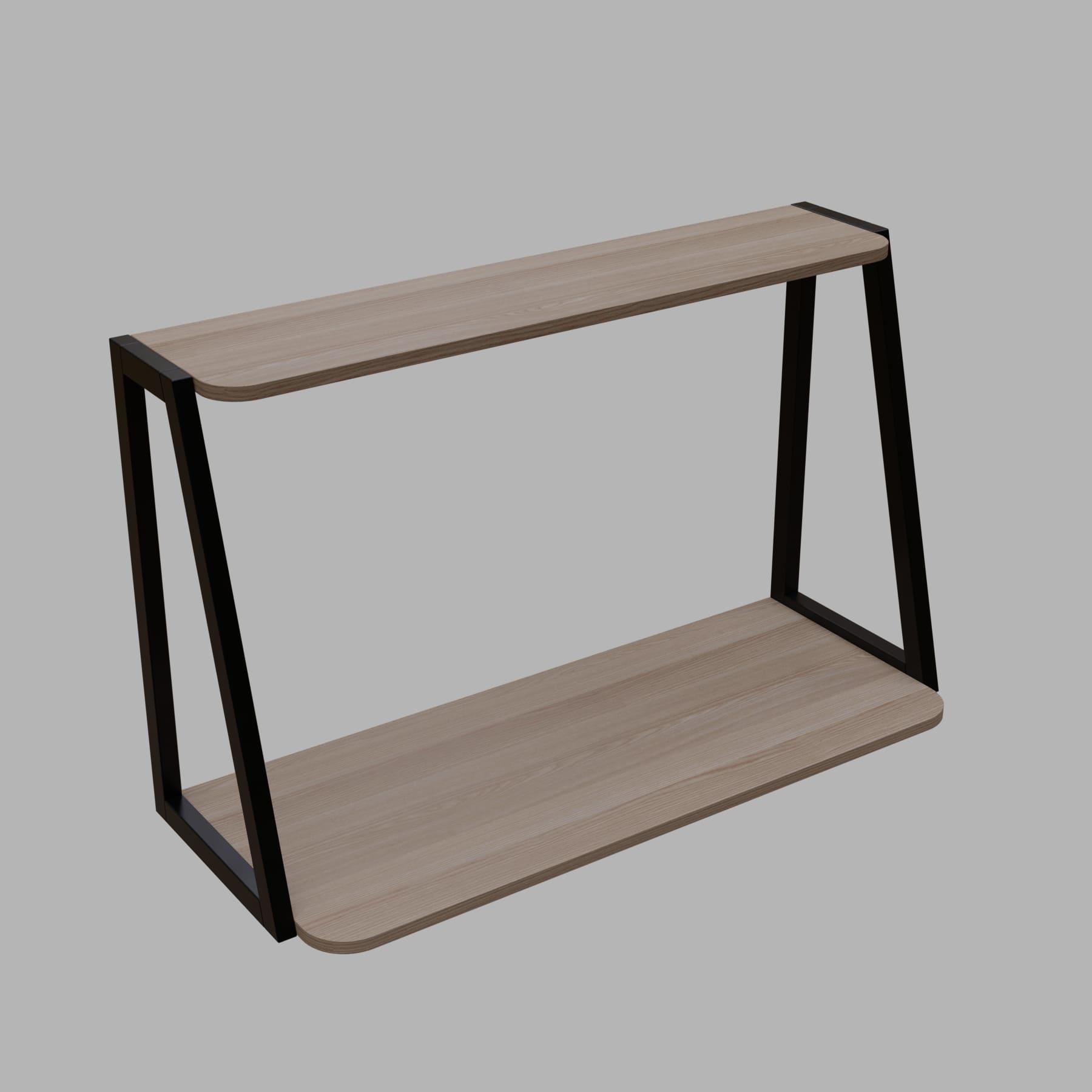 LUCIDA Wall Mounted Desk in Beige finish - WoodenTwist