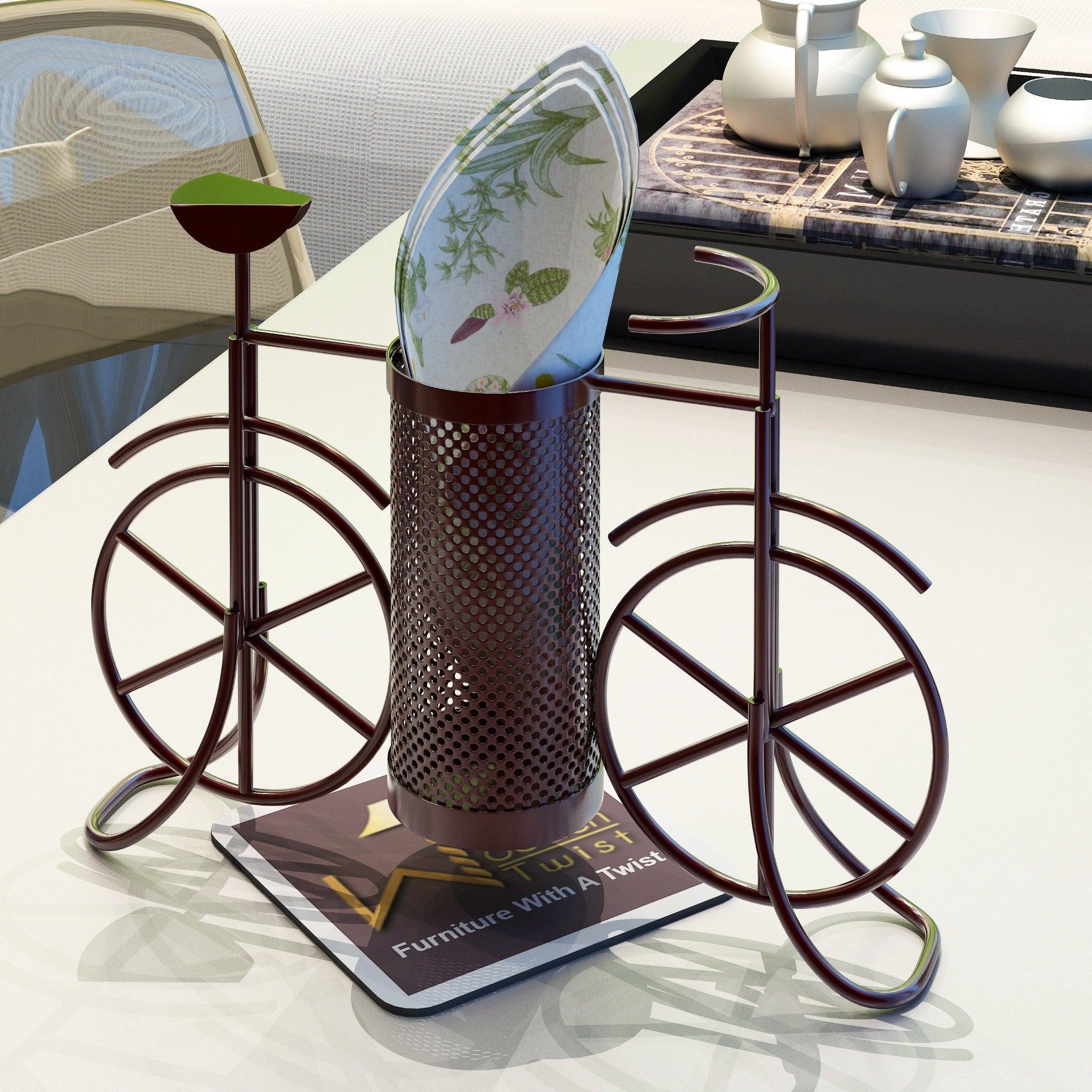 Wrought Iron Antique Pen Stationery Holder - WoodenTwist