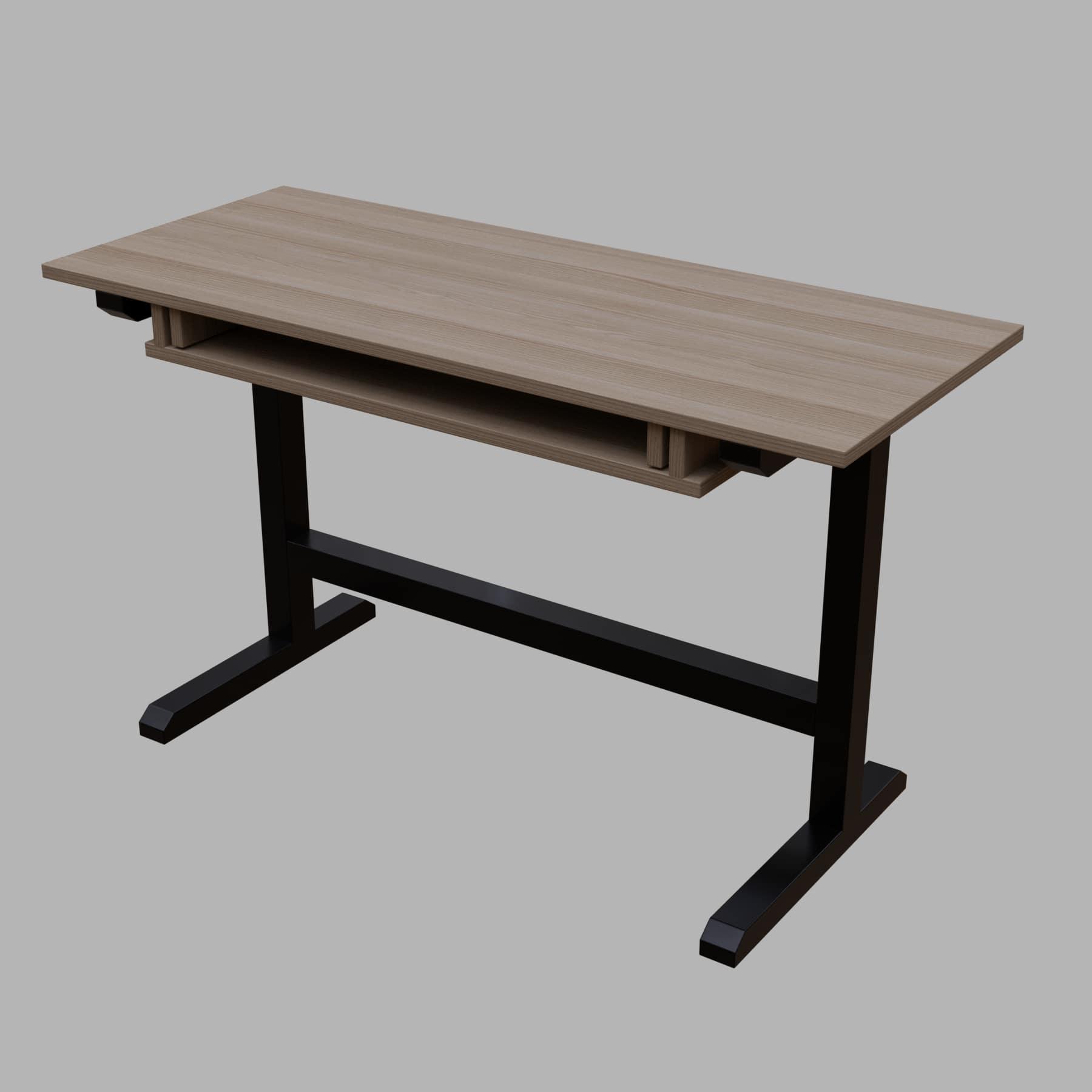 ZINNIA Study table in wenge finish by - WoodenTwist