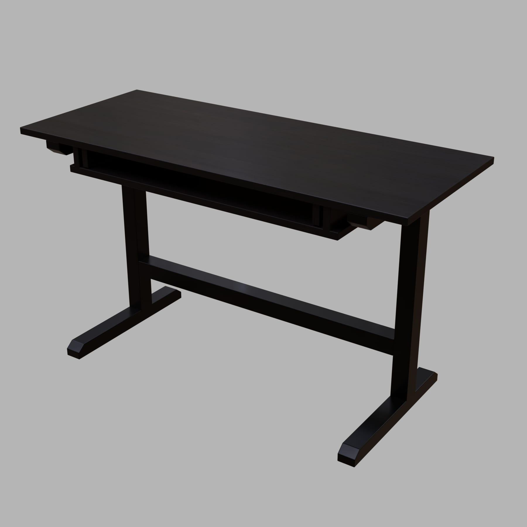 ZINNIA Study table in wenge finish by - WoodenTwist