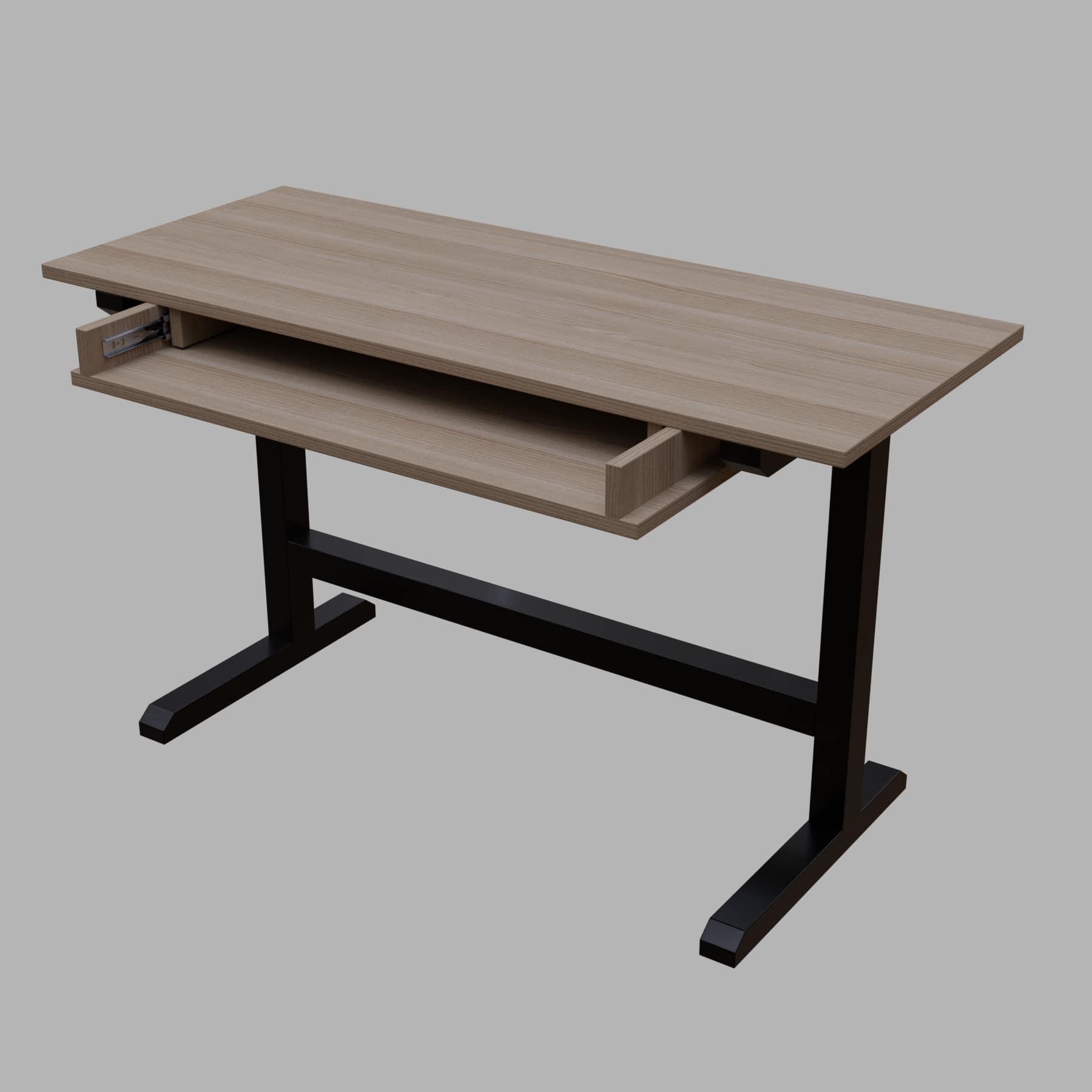 ZINNIA Study table in wenge finish by - WoodenTwist