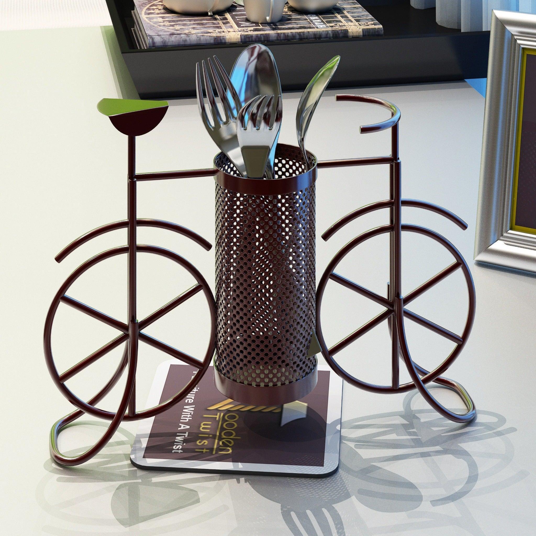 Wrought Iron Antique Pen Stationery Holder - WoodenTwist