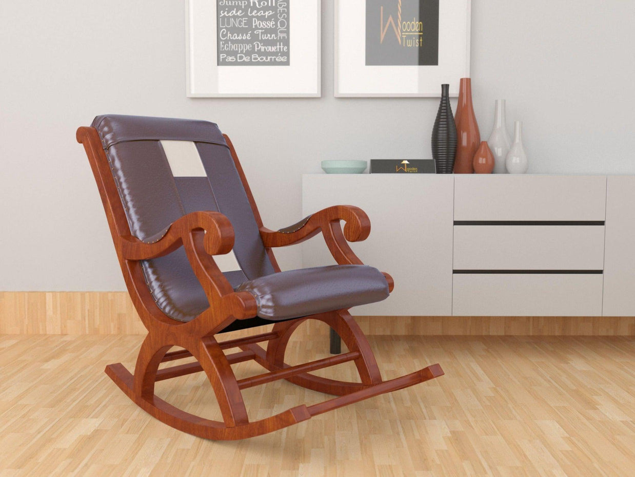 wooden rocking chair