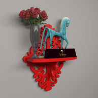 MDF wood decorative floating wall shelves, additional view 3