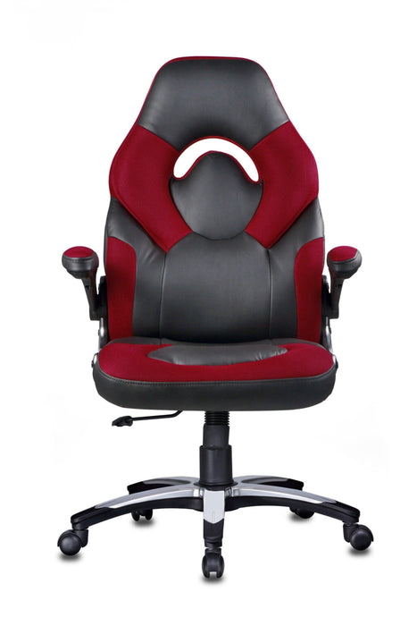 Stylish Gaming Chair in Black / Red - WoodenTwist