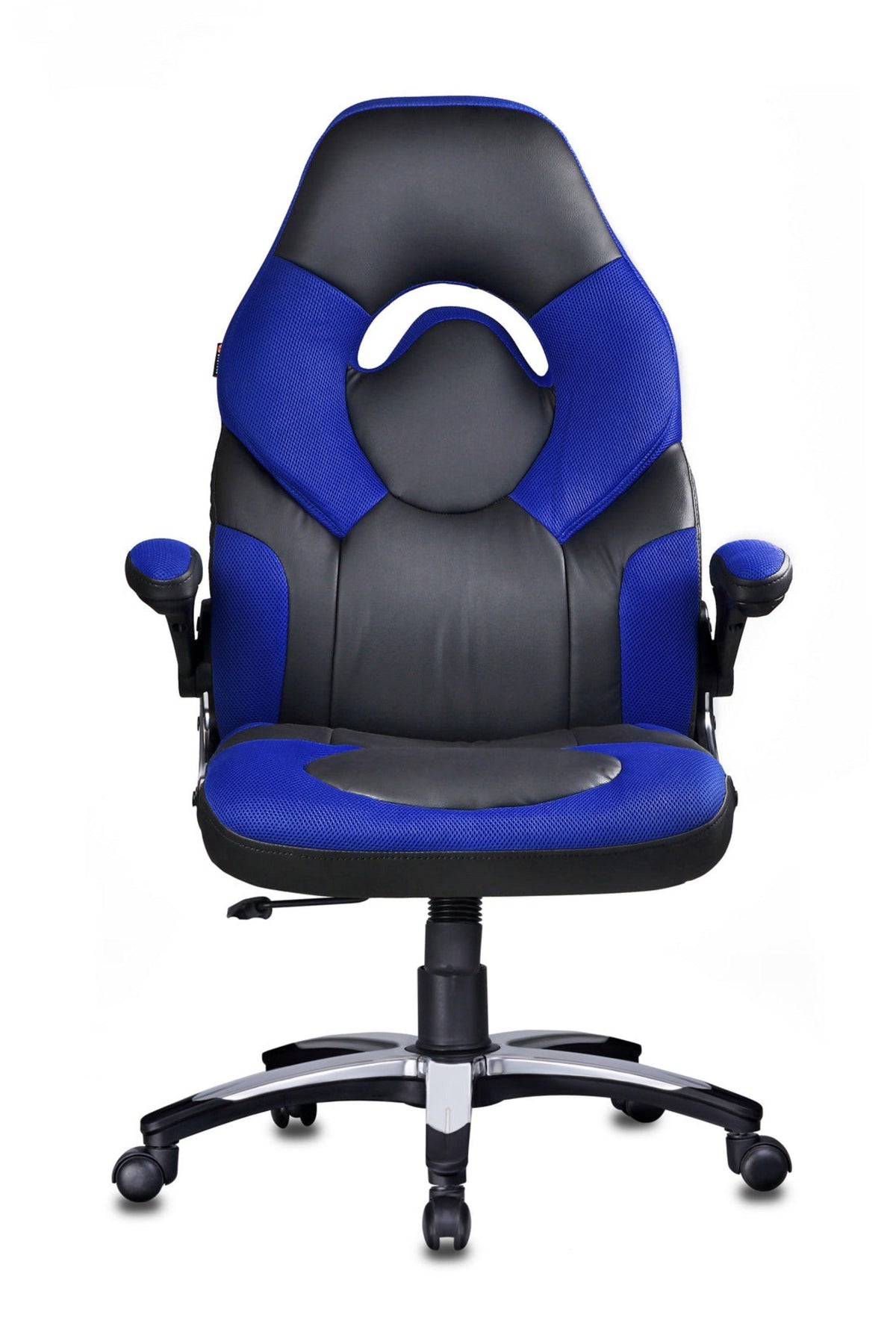 Stylish Gaming Chair in Black Blue - WoodenTwist