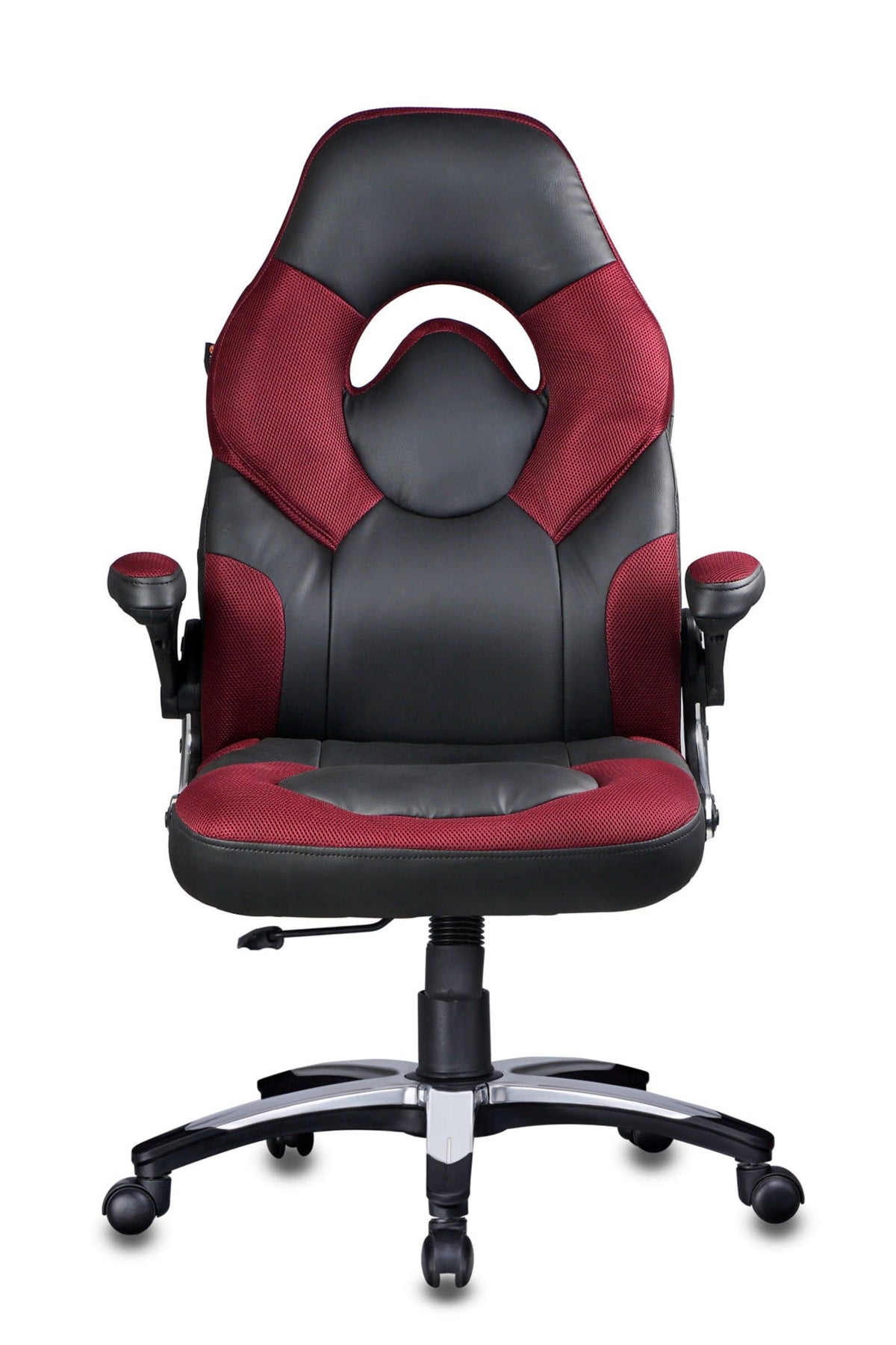 Stylish Gaming Chair in Black / Maroon - WoodenTwist