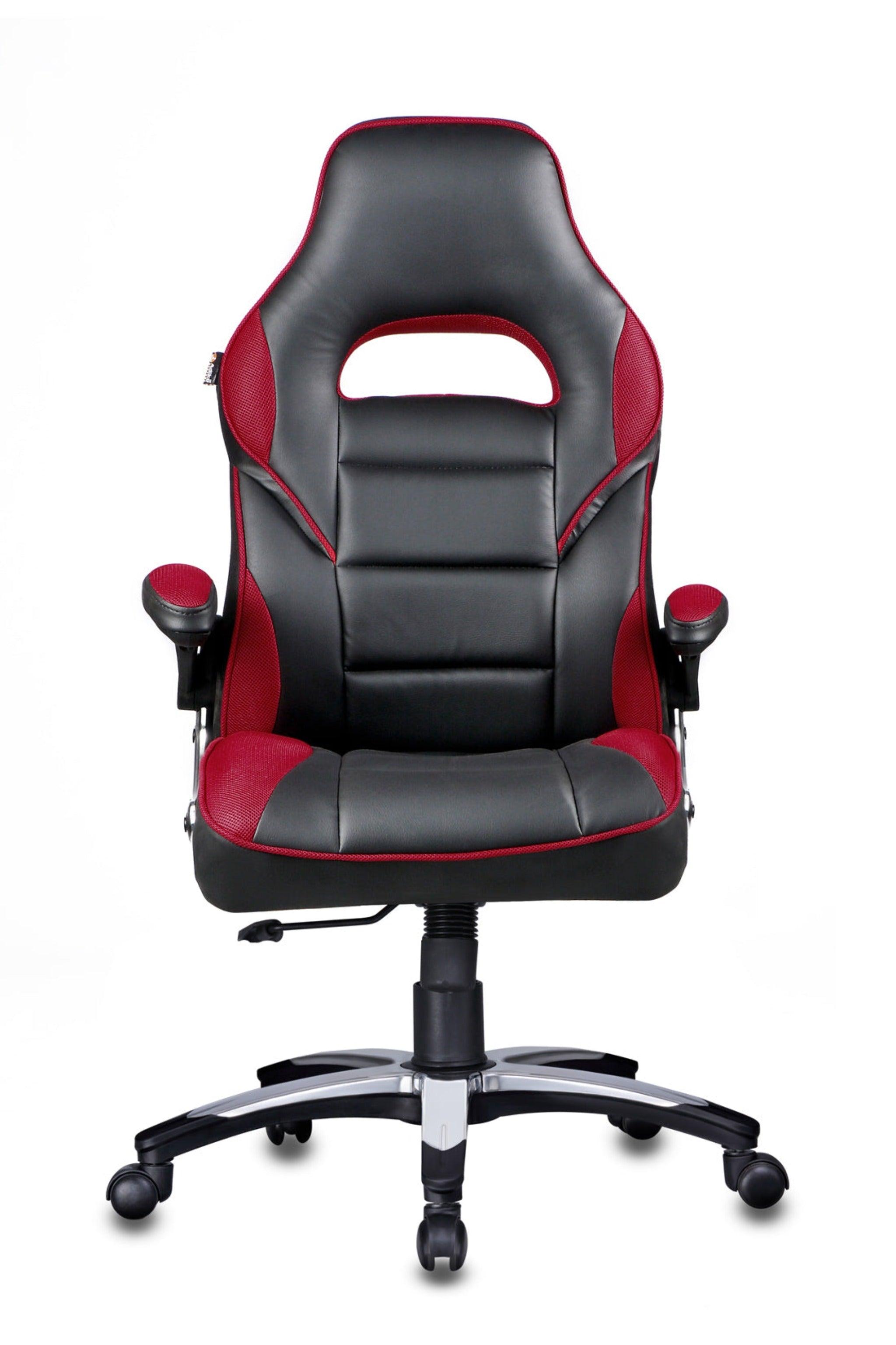 Stylish Gaming Chair in Black / Red - WoodenTwist