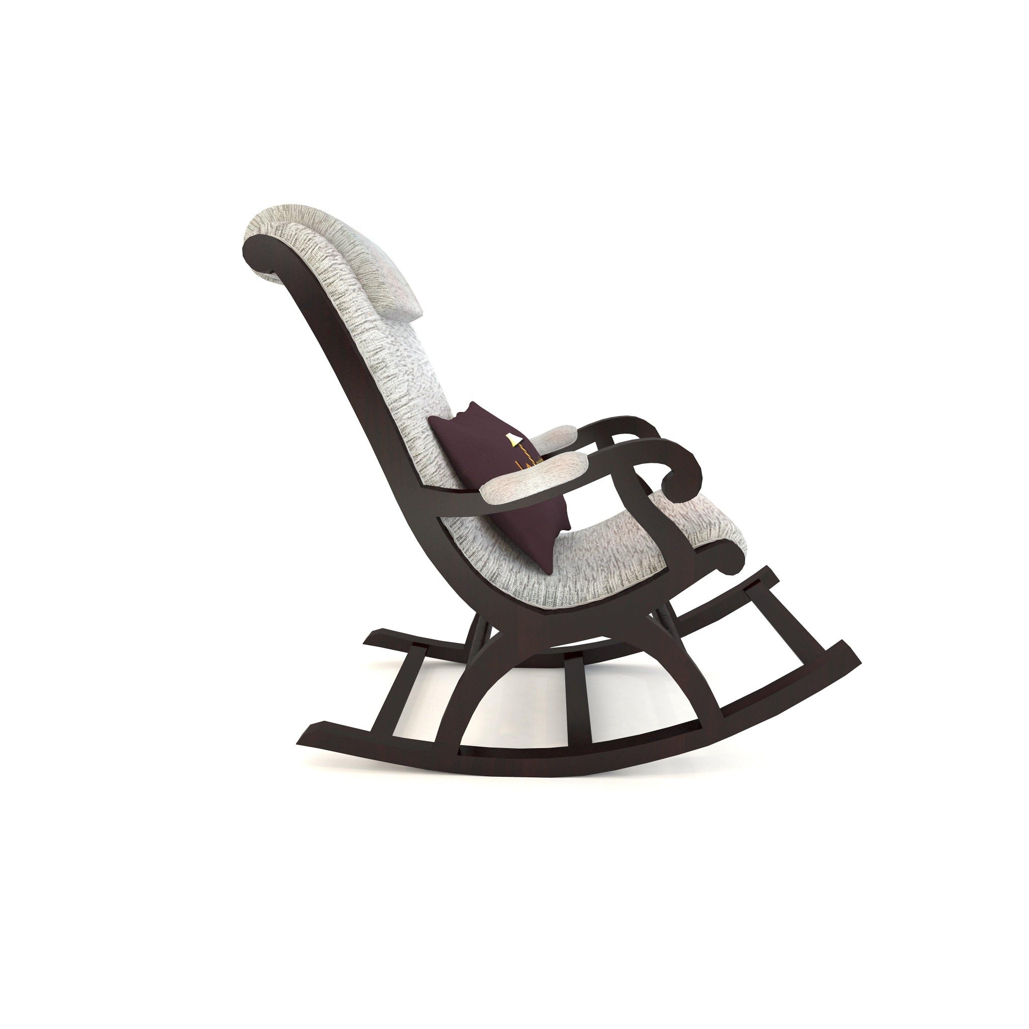 wooden rocking chair