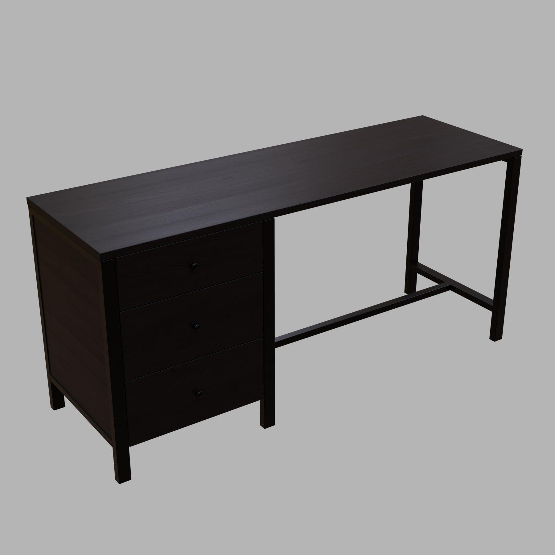 GAYLE Office Desk in Beige finish - WoodenTwist