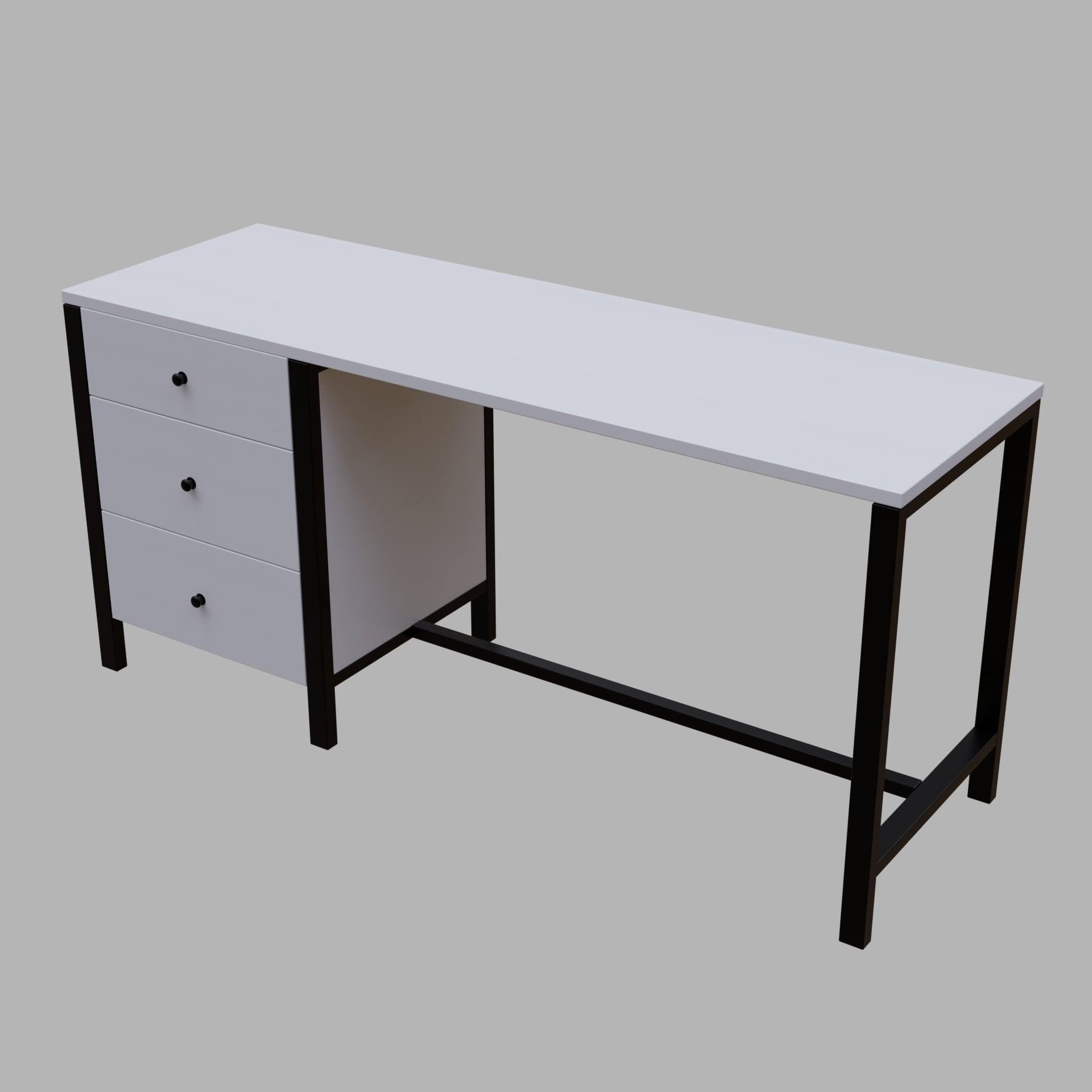 GAYLE Office Desk in Beige finish - WoodenTwist