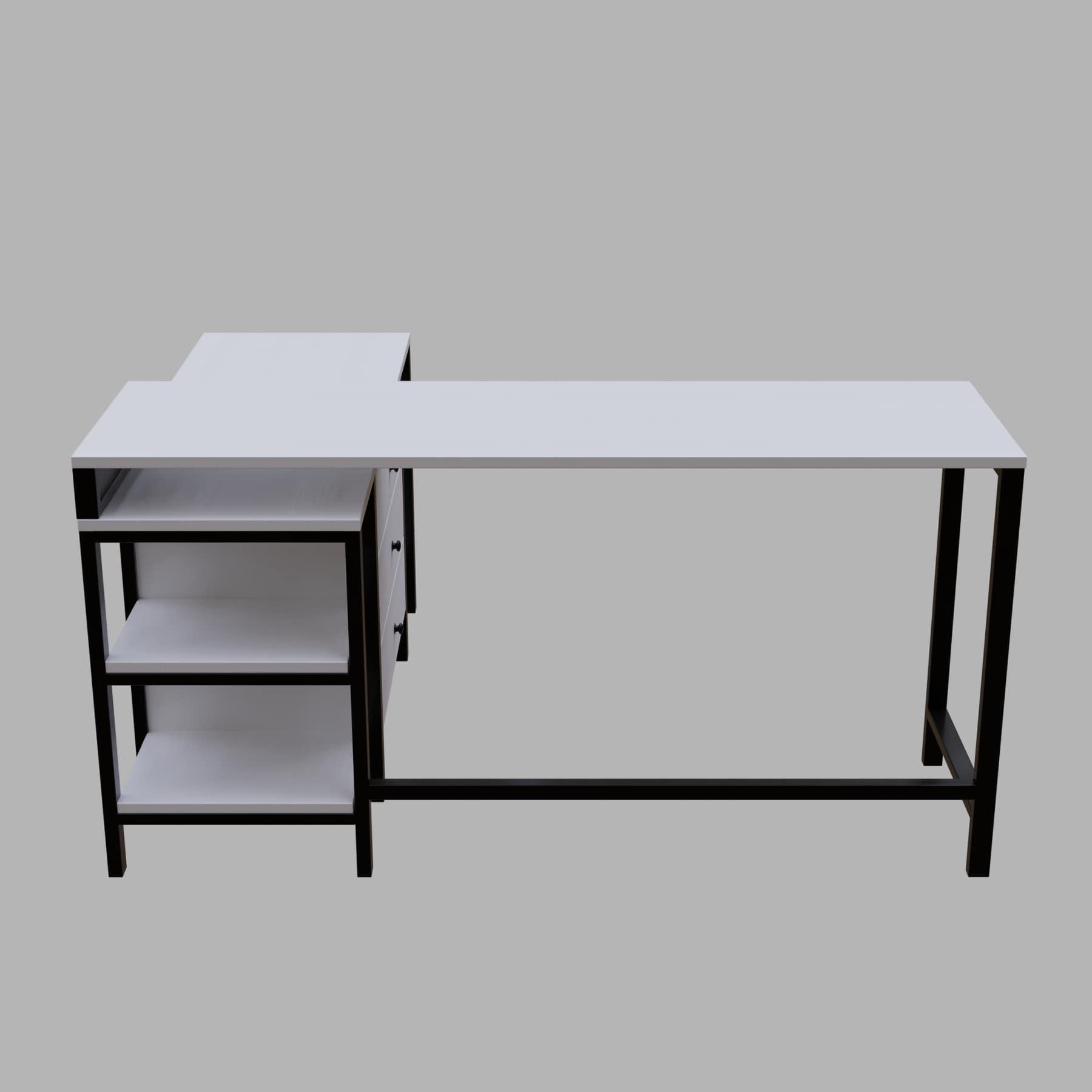 KERRY Workstation Desk in wenge finish - WoodenTwist