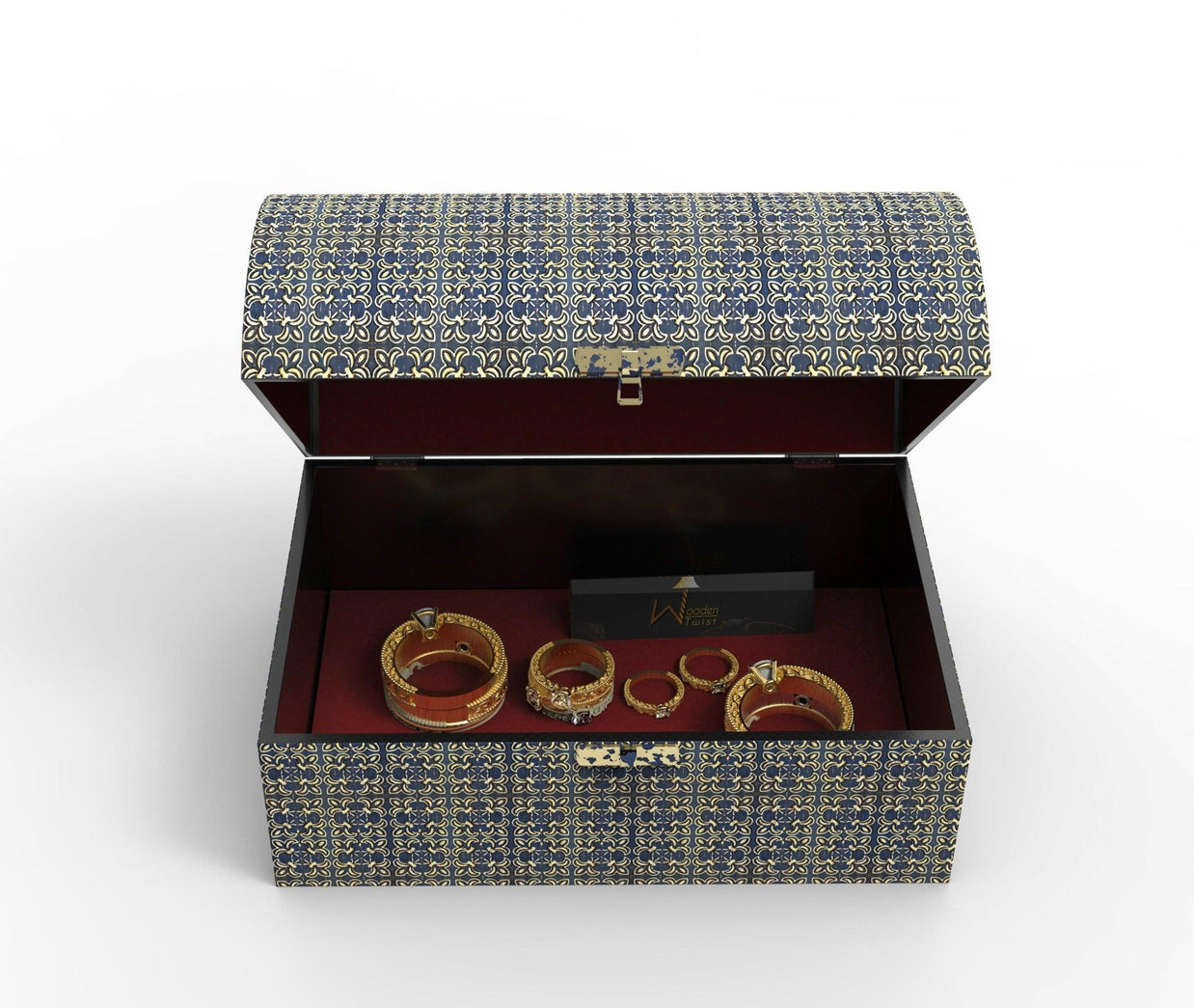 wooden jewellery box