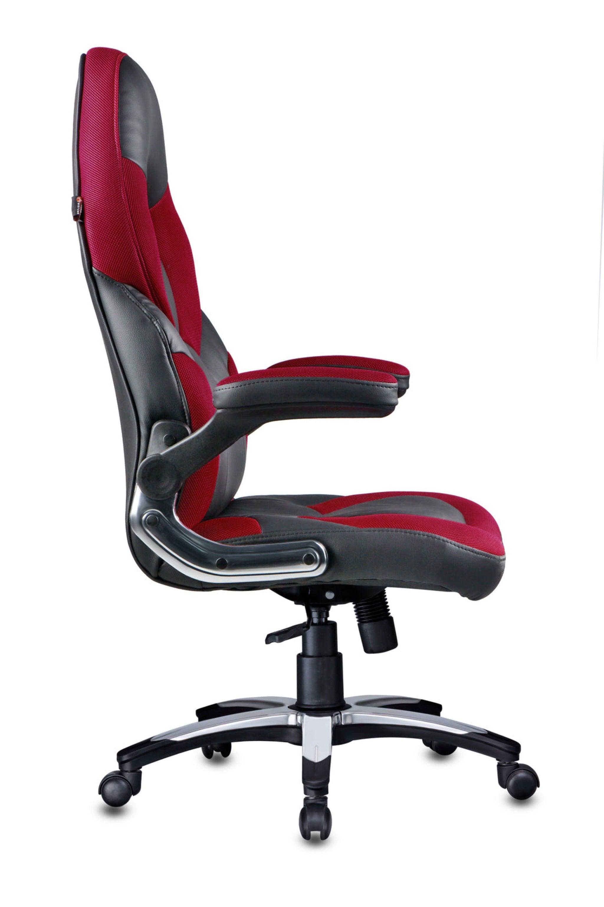 Stylish Gaming Chair in Black / Red - WoodenTwist