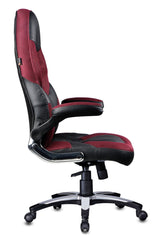 Stylish Gaming Chair in Black / Maroon - WoodenTwist