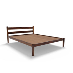 Awana King Size Bed Sheesham Wood (Honey Finish) - WoodenTwist