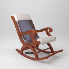 Qualis Premium Sheesham Wood Rocking Chair - WoodenTwist