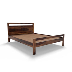 LIMA BED QUEEN Sheesham Wood (Honey Finish) - WoodenTwist