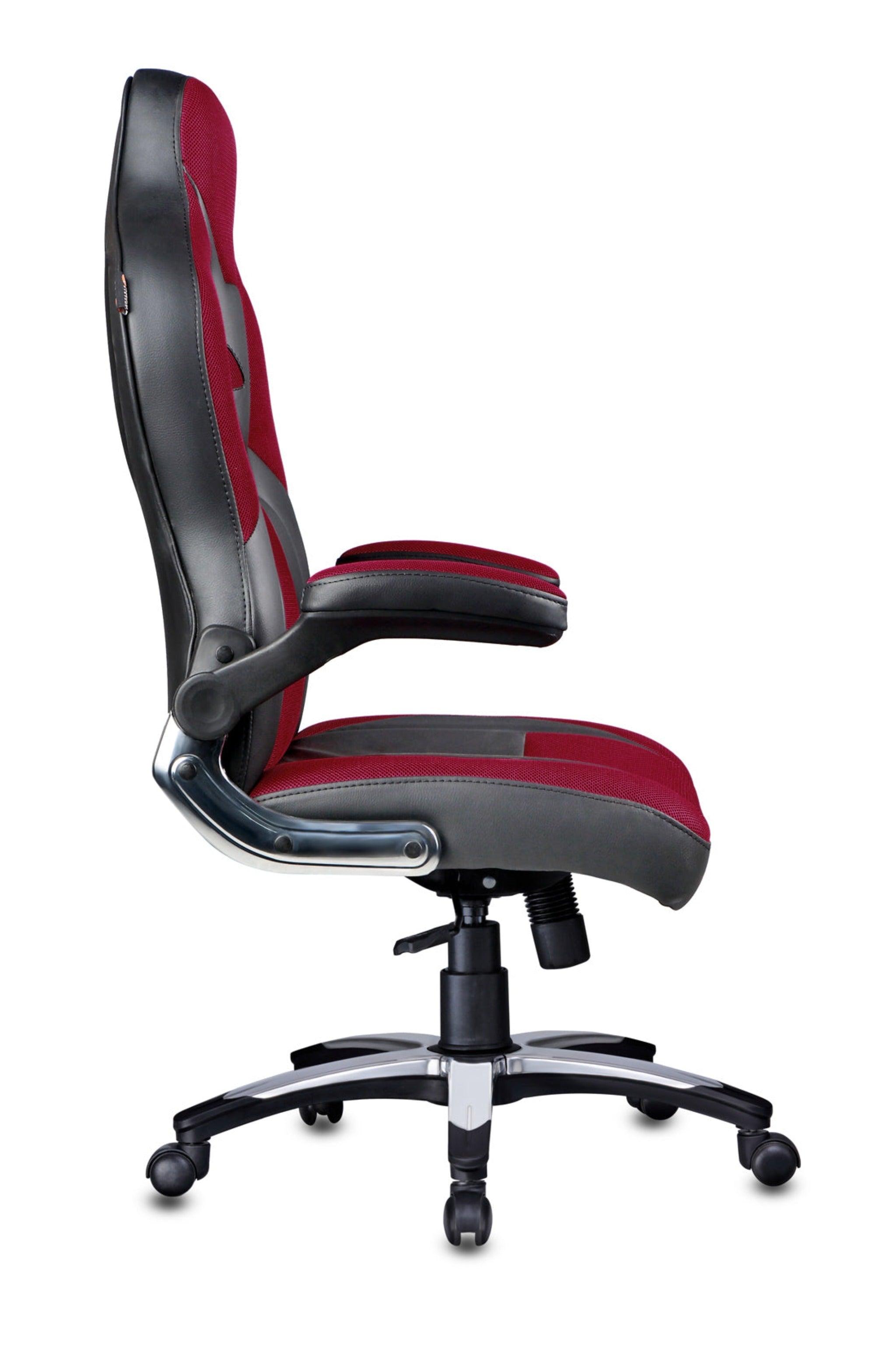 Stylish Gaming Chair in Black / Red - WoodenTwist