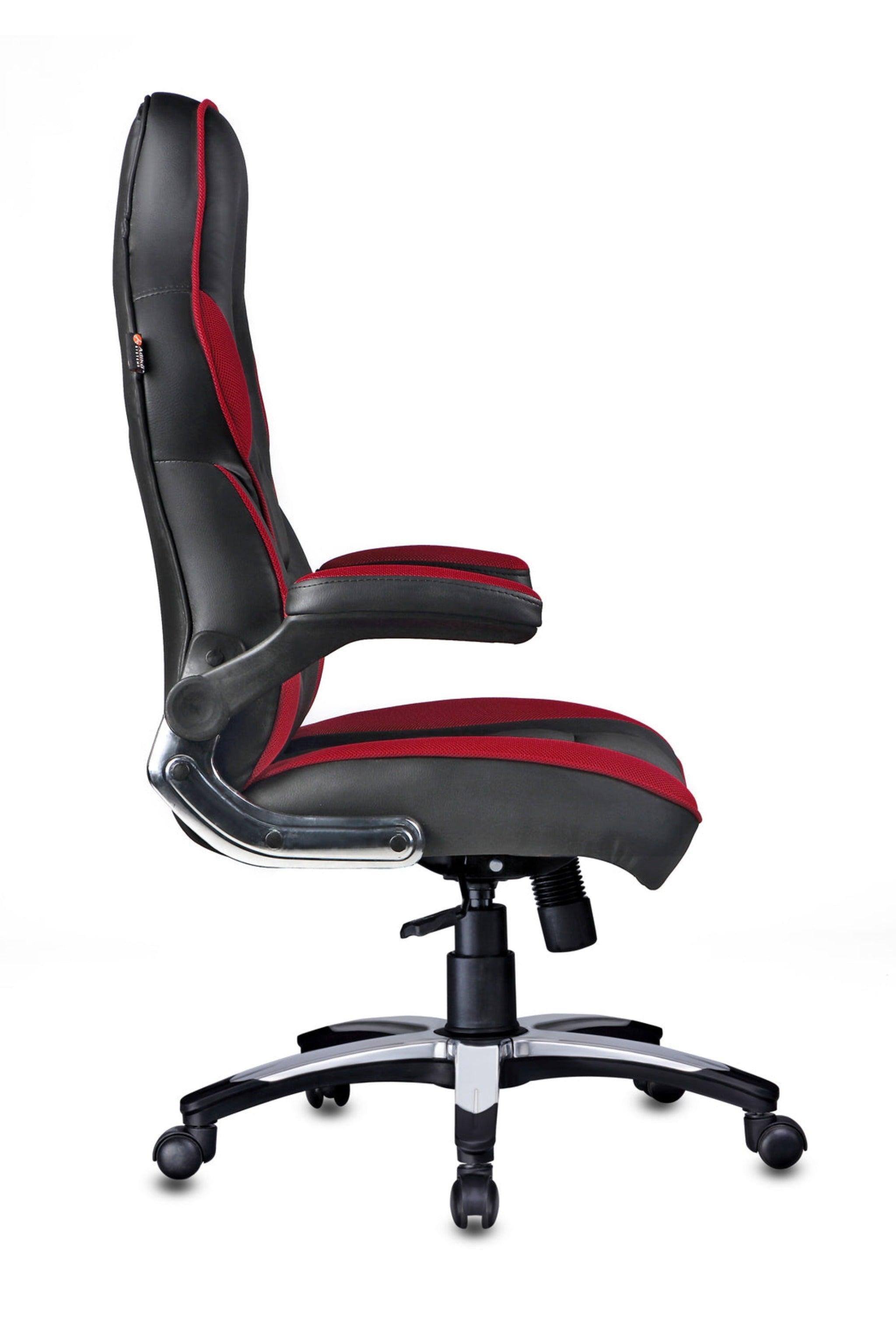 Stylish Gaming Chair in Black / Red - WoodenTwist