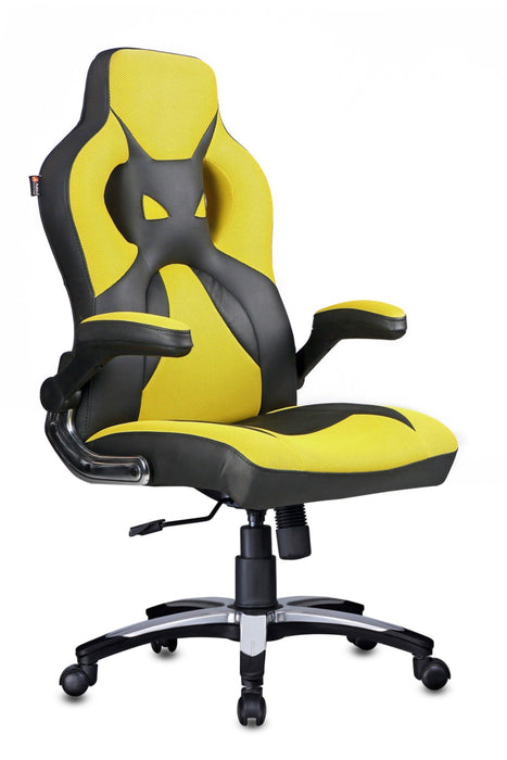 Stylish Gaming Chair in Black / Yellow - WoodenTwist