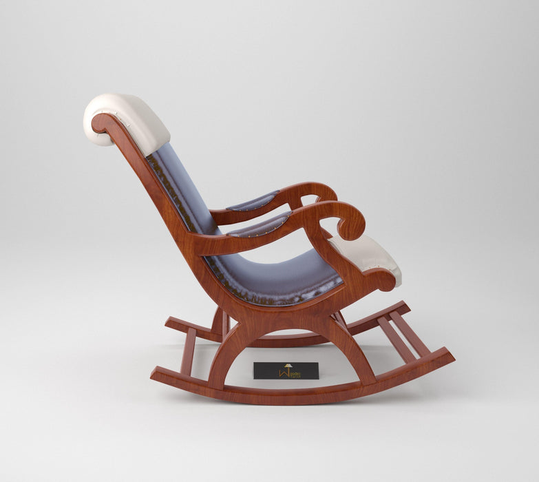 Qualis Premium Sheesham Wood Rocking Chair - WoodenTwist