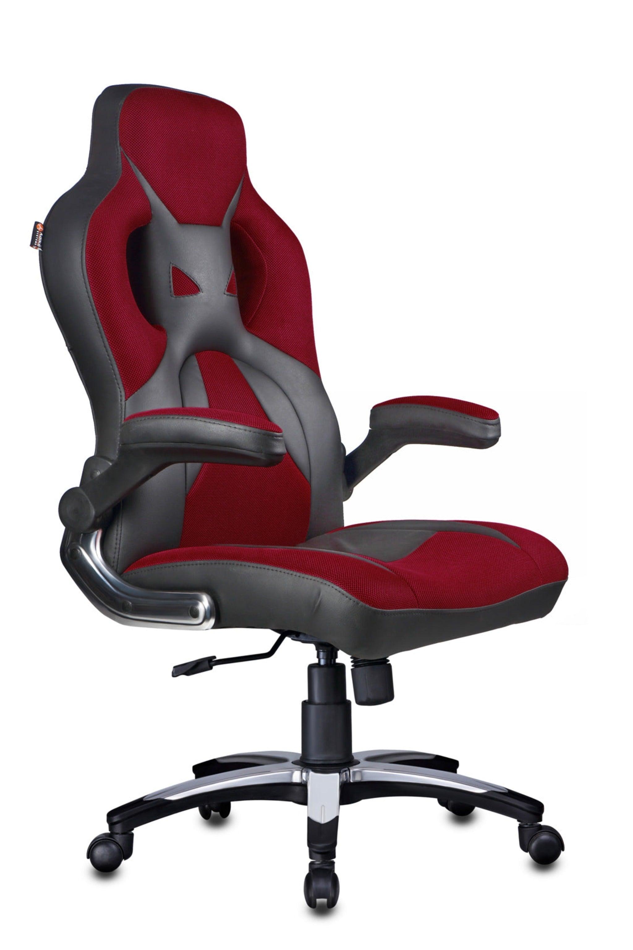 Stylish Gaming Chair in Black / Red - WoodenTwist