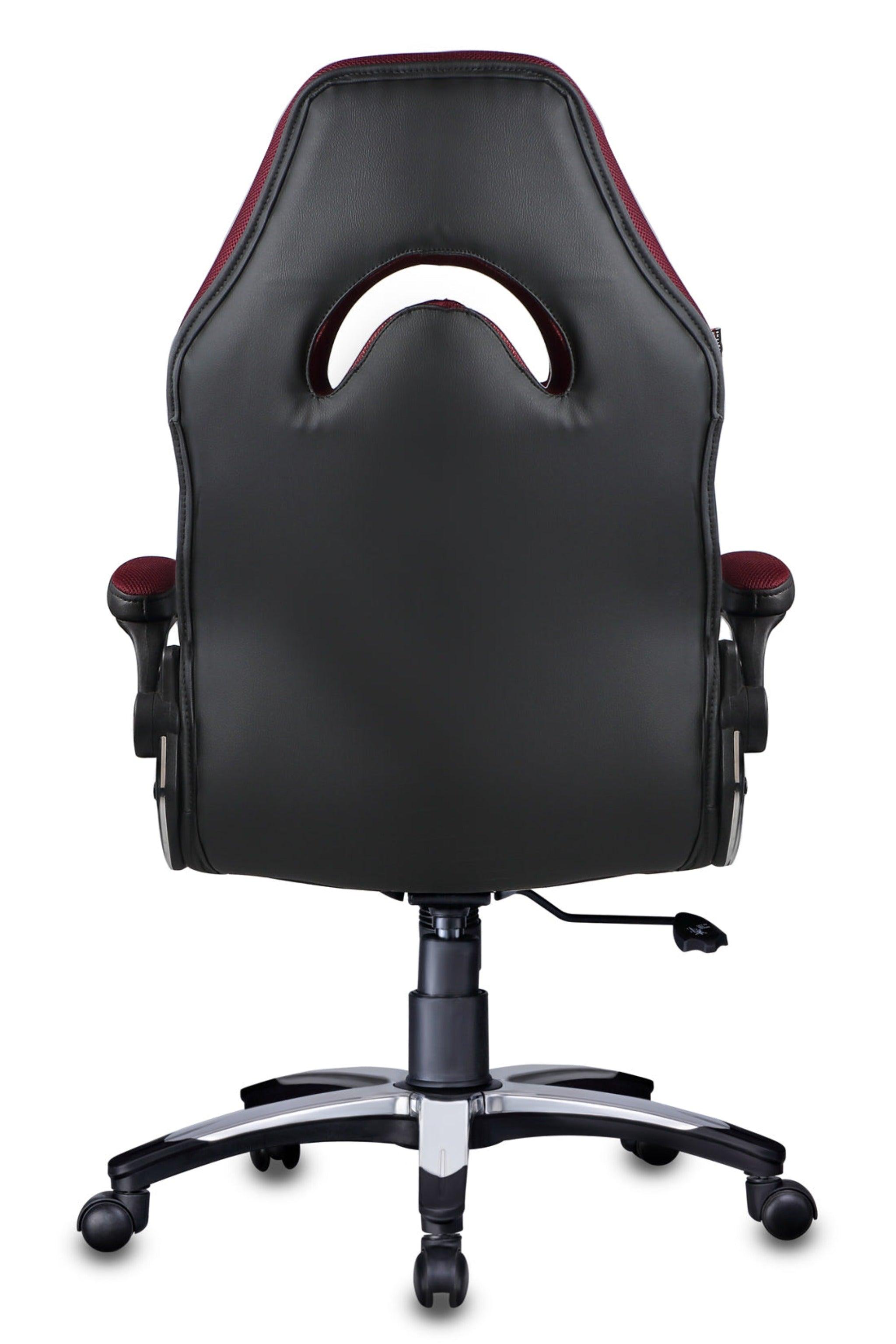 Stylish Gaming Chair in Black / Maroon - WoodenTwist