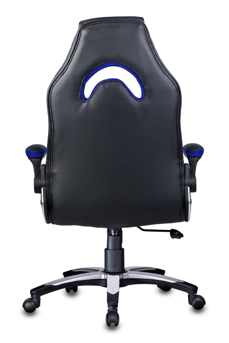 Stylish Gaming Chair in Black Blue - WoodenTwist