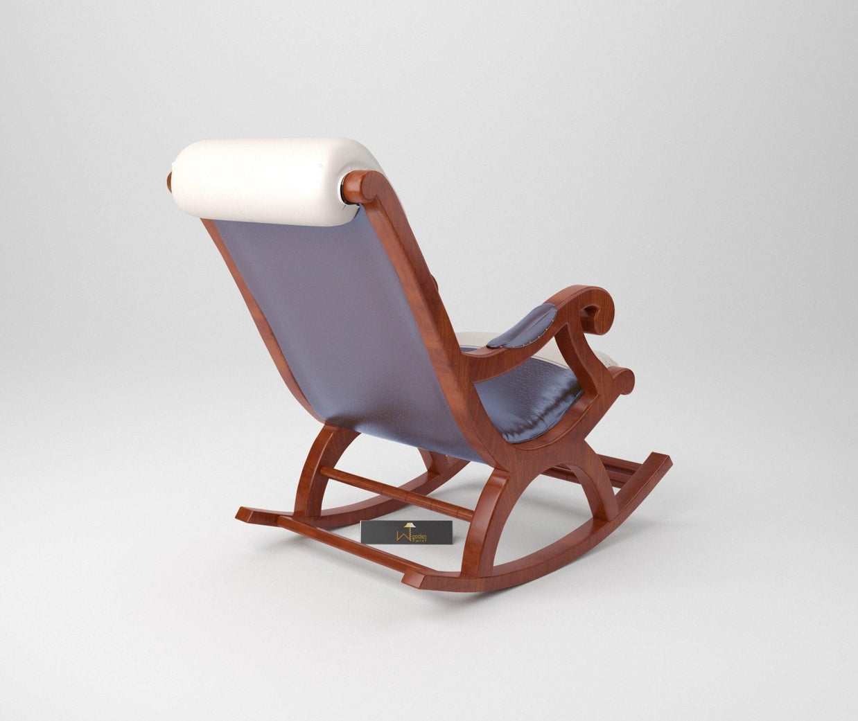 Qualis Premium Sheesham Wood Rocking Chair - WoodenTwist