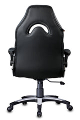 Stylish Gaming Chair in Black / Grey - WoodenTwist