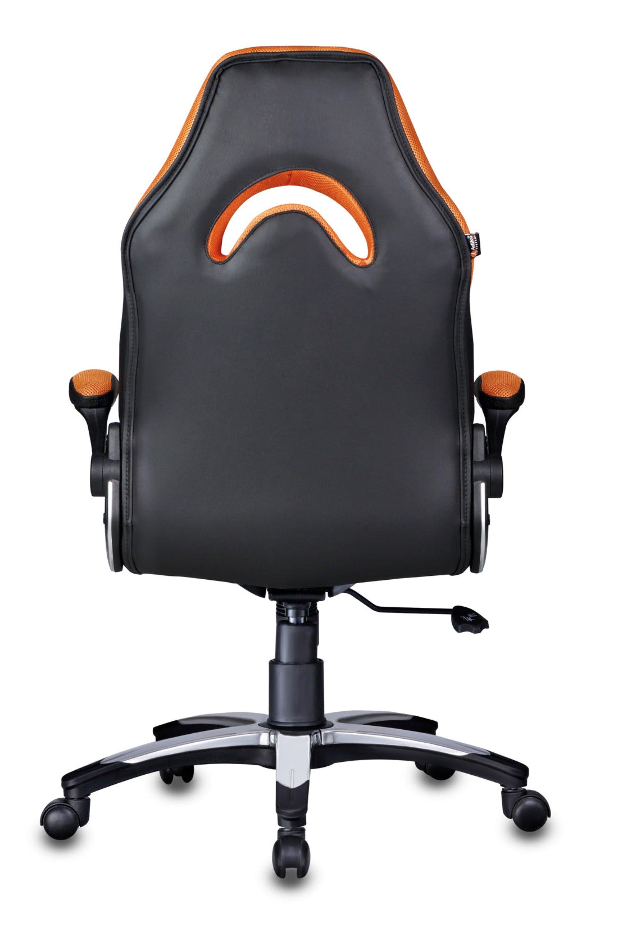 Stylish Gaming Chair in Black / Orange - WoodenTwist