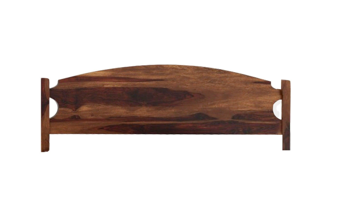LUNA BED KING Sheesham Wood (Honey Finish) - WoodenTwist