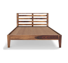 FEENA BED KING Sheesham Wood (Honey Finish) - WoodenTwist