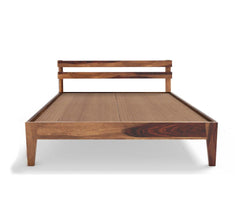 FABIA BED KING Sheesham Wood (Honey Finish) - WoodenTwist