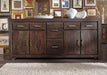 Wooden Handicrafts Royal Look Sideboard Cabinet (6 Drawers + 2 Door) - WoodenTwist